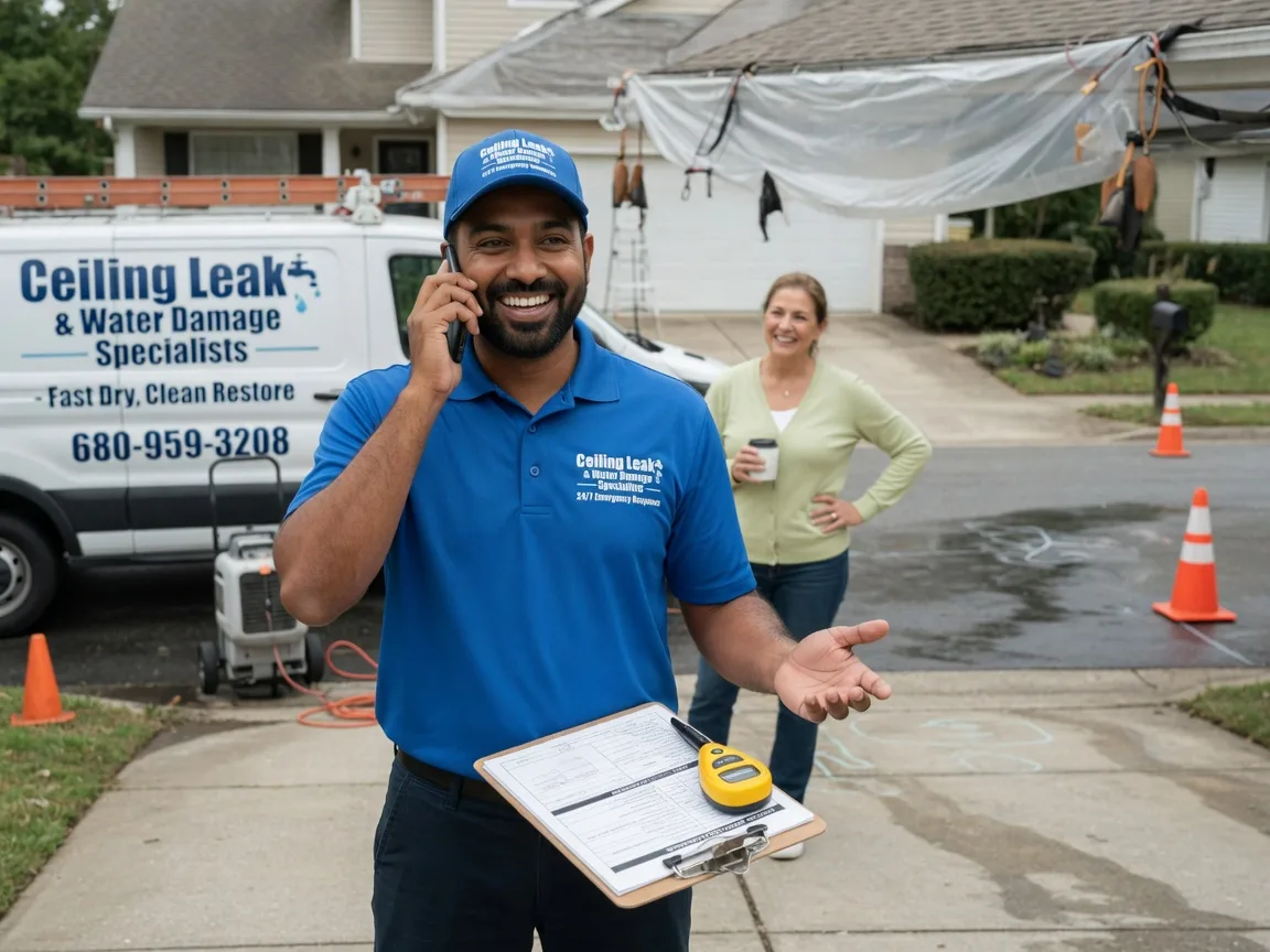 Ceiling Leak Cleanup Leroy, TX FAQs